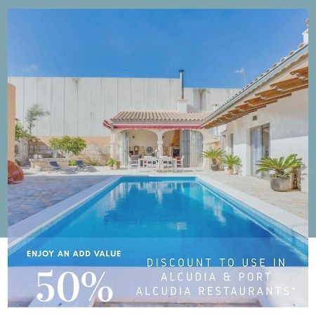 Villa Ca Na Pessina,Con Piscina Privada Sa Pobla Exterior foto