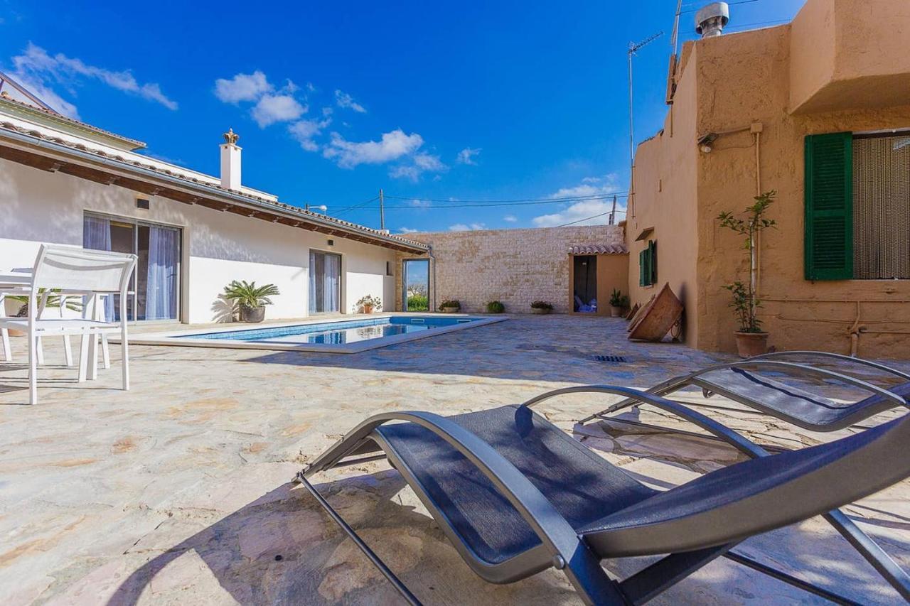 Villa Ca Na Pessina,Con Piscina Privada Sa Pobla Exterior foto