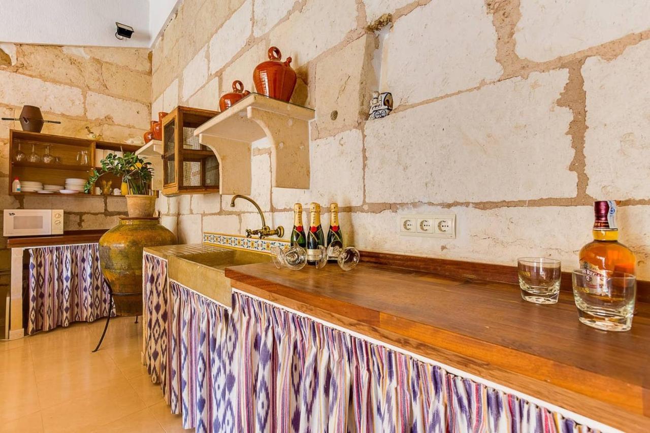 Villa Ca Na Pessina,Con Piscina Privada Sa Pobla Exterior foto