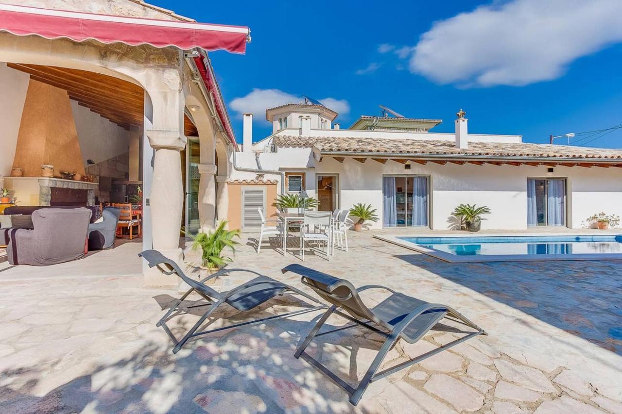 Villa Ca Na Pessina,Con Piscina Privada Sa Pobla Exterior foto