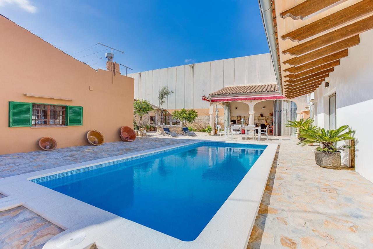 Villa Ca Na Pessina,Con Piscina Privada Sa Pobla Exterior foto