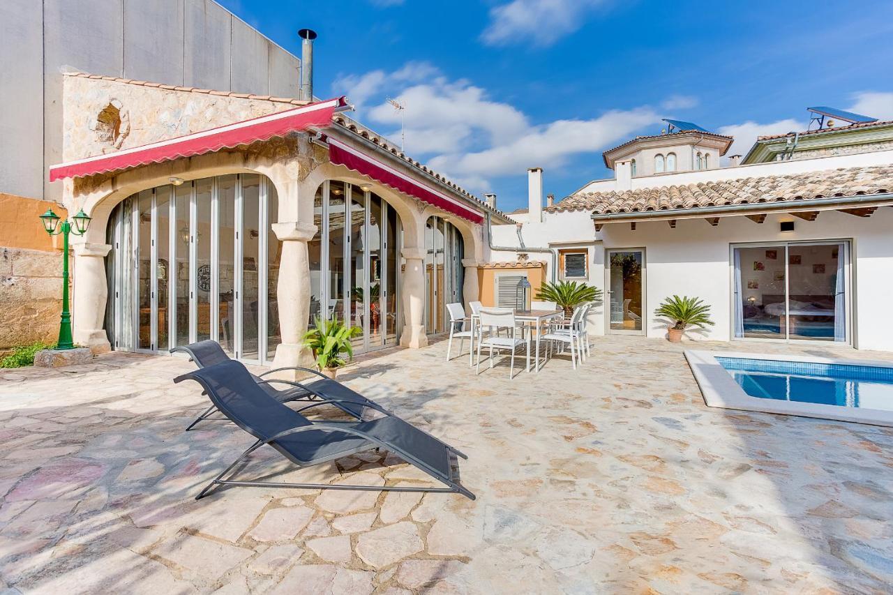 Villa Ca Na Pessina,Con Piscina Privada Sa Pobla Exterior foto