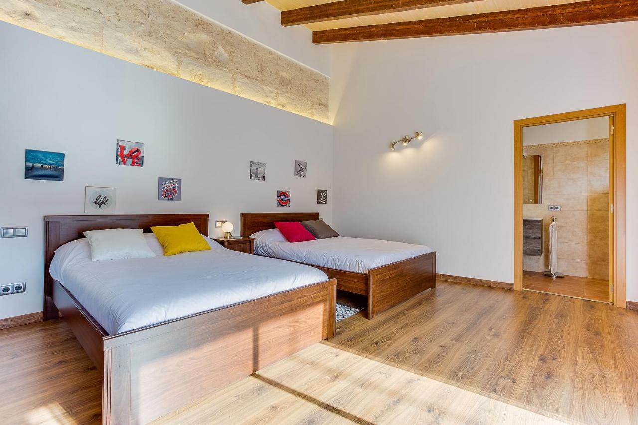 Villa Ca Na Pessina,Con Piscina Privada Sa Pobla Exterior foto